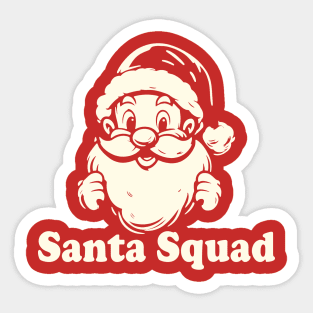 Santa Claus Squad Sticker